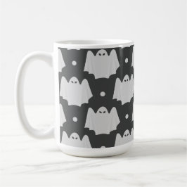 Spooky Ghost Halloween Kaffemugg