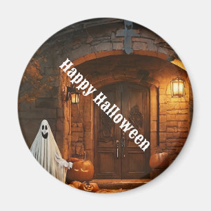 Spooky Ghost Halloween-samling Magnet