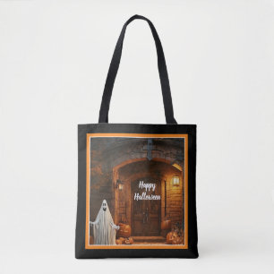 Spooky Ghost Halloween-samling Tygkasse