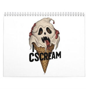Spooky Ghost Ice Cream "I CSCREAM" Kalender