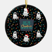 Spooky Ghost jul Ornament