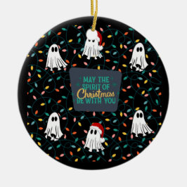 Spooky Ghost jul Ornament
