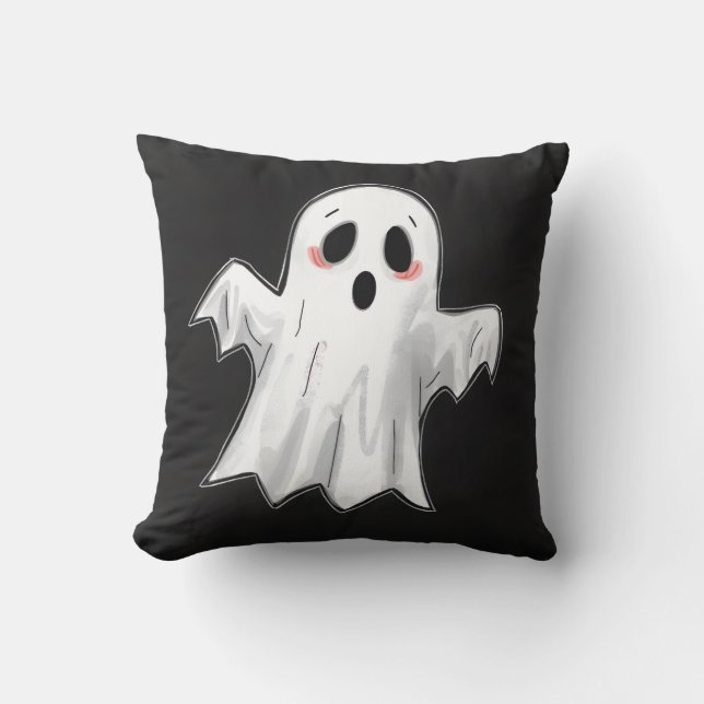 Spooky Ghost Kudde (Framsida)