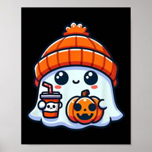 Spooky Ghost Manar Halloween Poster