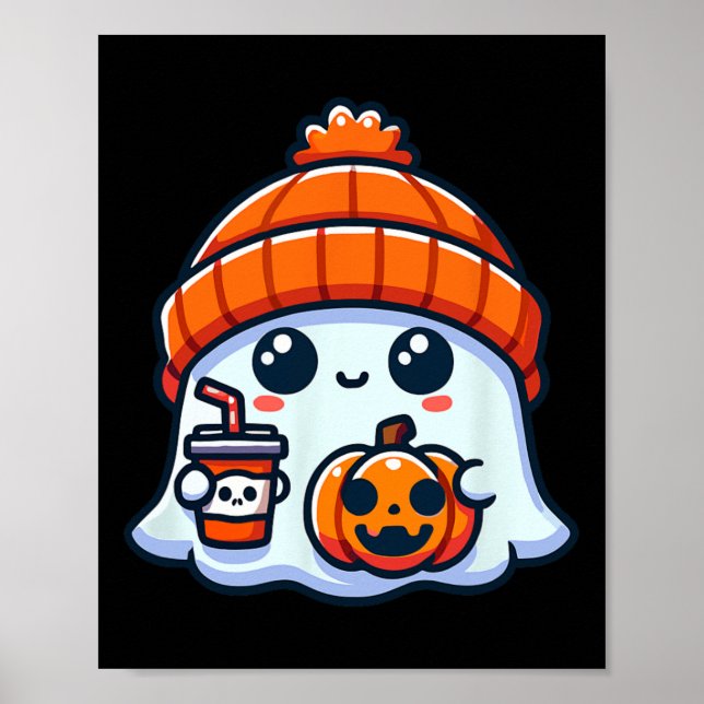 Spooky Ghost Manar Halloween Poster (Framsidan)