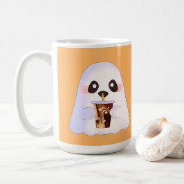 Spooky Ghost med iserad kaffe Kaffemugg