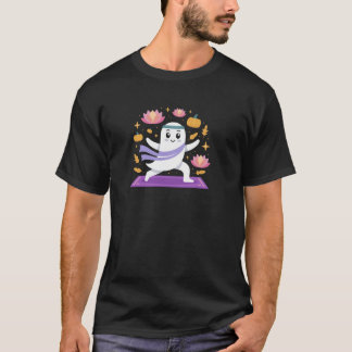 Spooky Ghost-meditationsdos för Yoga Älskare Hallo T Shirt