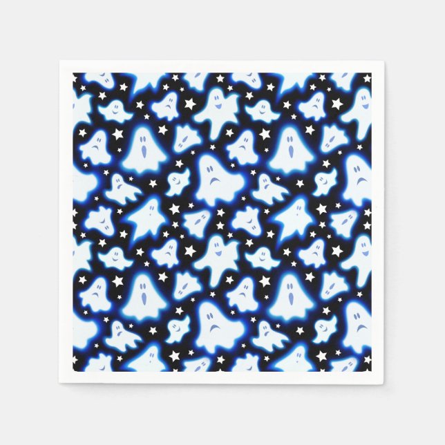 Spooky Ghost Pappersservett (Framsidan)