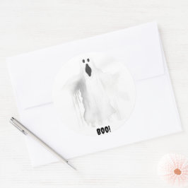 Spooky Ghost Runt Klistermärke