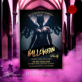 Spooky Ghost Vuxen Halloween fest Inbjudningar