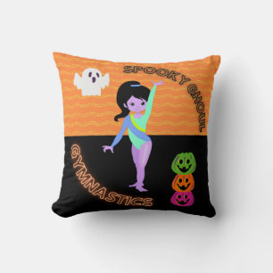Spooky Ghoul Gymnastics Monster Gymnast Halloween Kudde