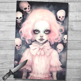 Spooky Girl 11 Decoupage Papper
