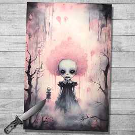 Spooky Girl 12 Decoupage Papper