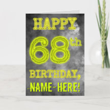 Spooky Glowing Aura Se "LYCKLIG 68:e BIRTHDAY"