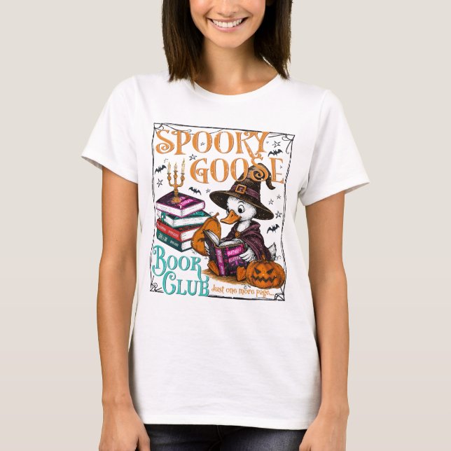 Spooky Goose Bok Klubb Shirt T (Framsida)