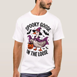 Spooky Goose på slättan och Pumpkin T Shirt