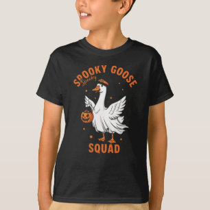 Spooky Goose Squad Barn Halloween T Shirt