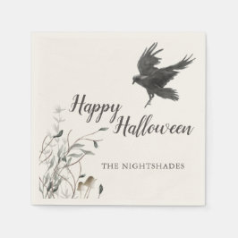 Spooky Gothic Halloween | Black Raven Pappersservett