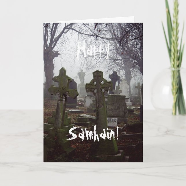 spooky graveyard kort (Framsida)