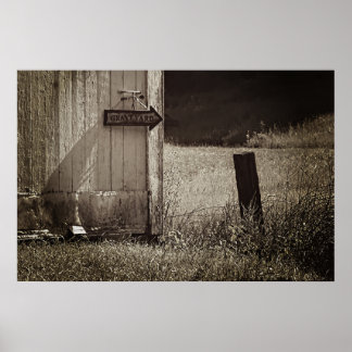 Spooky Graveyard Poster