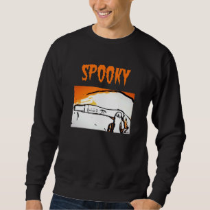 Spooky Gravid Halloween. Graviditet är bil Lång Ärmad Tröja