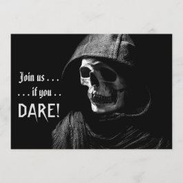 Spooky Grim Reaper Photography Halloween fest Inbjudningar
