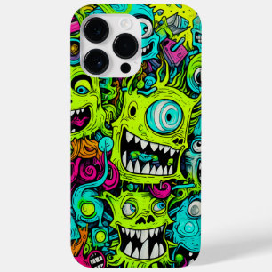 Spooky Grönt Monster Mönster