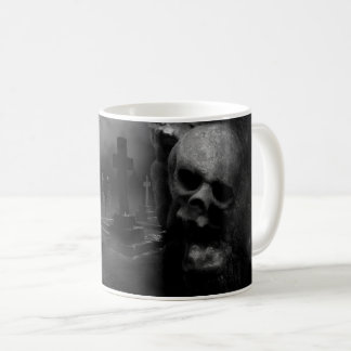Spooky Grusome Graveyard, Halloween Kaffemugg