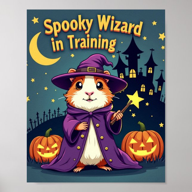 Spooky-guiden under träning poster (Framsidan)
