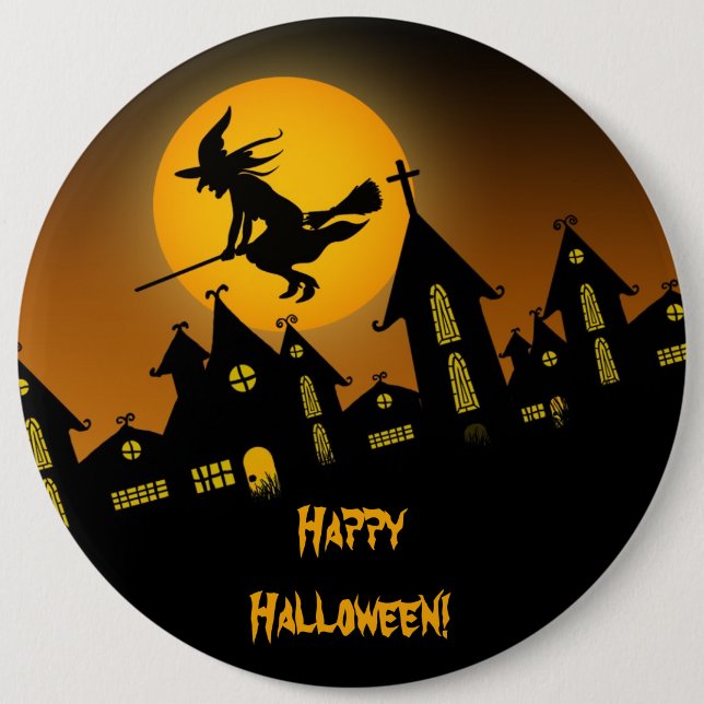 Spooky Halloween 2-knapp Knapp (Framsida)