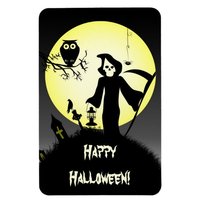 Spooky Halloween 3 Premium Flexi Magnet (Vertikal)