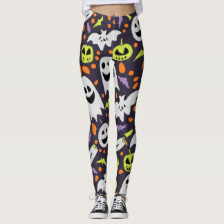 Spooky Halloween Allt Cute Leggings