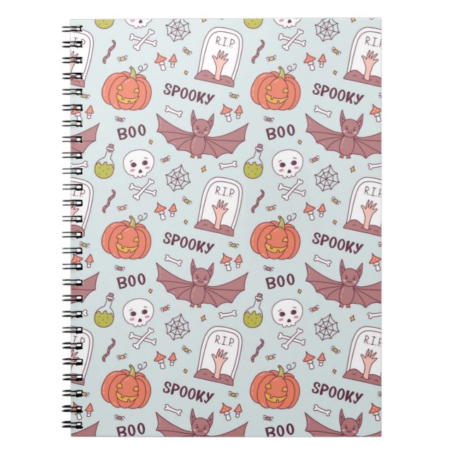 Spooky Halloween Anteckningsbok (Framsidan)