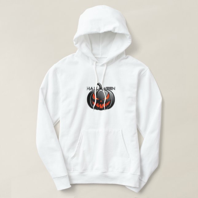 Spooky Halloween-apparat för alla åldrar Hoodie (Design framsida)