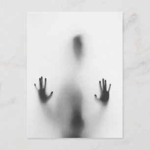 Spooky Halloween Body Shadow Vykort