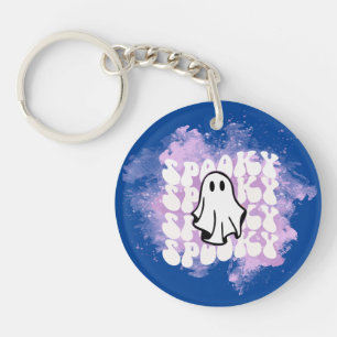 Spooky Halloween Brev Skriv ut vit Lakan Ghost