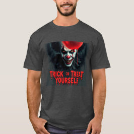 Spooky Halloween Clown Bus eller godis T Shirt