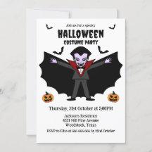 Spooky Halloween Costume Party Dracula Vampire