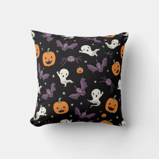 Spooky Halloween Cushion - Adsible Spöken, Pumpk Kudde