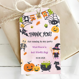 Spooky Halloween Cute Ghost Tack Gift Märkres Presentetikett