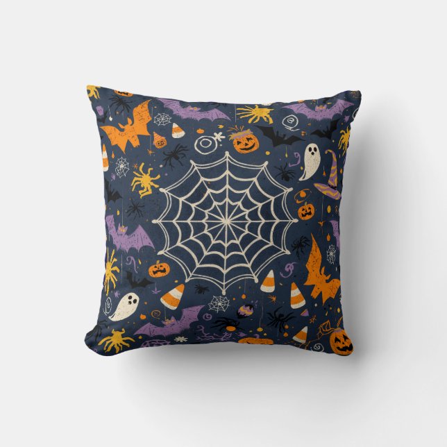 "Spooky Halloween Decorative Cushion" Kudde (Framsida)