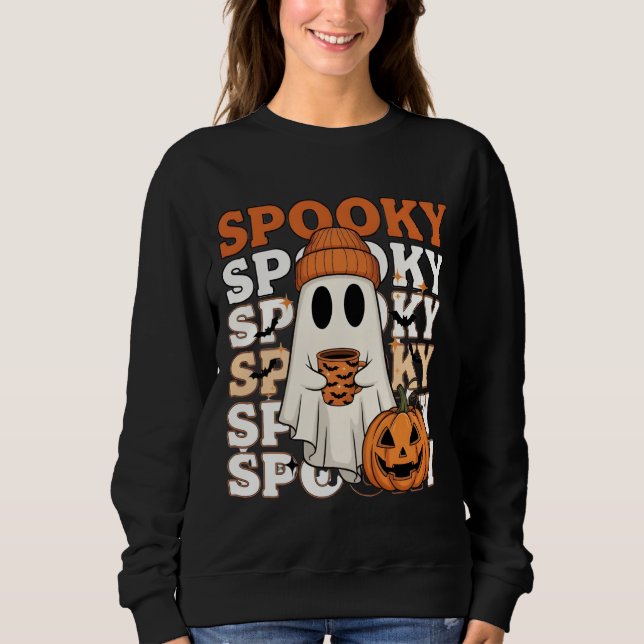 Spooky Halloween Design Design T Shirt (Framsida)