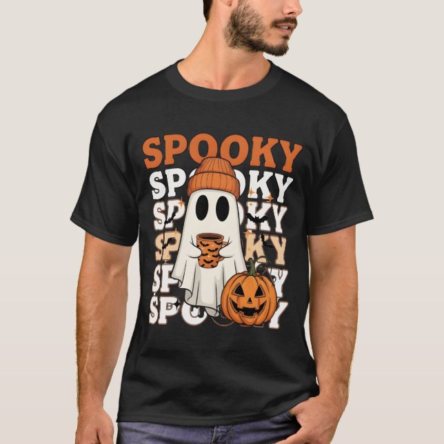 Spooky Halloween Design Design T Shirt (Framsida)