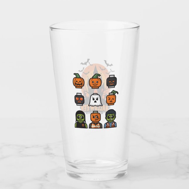 Spooky Halloween dricker glasdesign Glaskopp (Framsida)