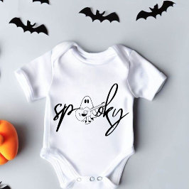 Spooky Halloween Dude Baby Body, Spooky Season  T Shirt
