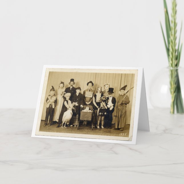 Spooky Halloween (eller Bröllop) Kort (Framsida)