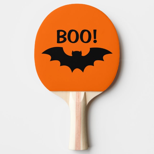 Spooky Halloween fest fladdermus tennis ping pong  Pingisracket (Framsidan)