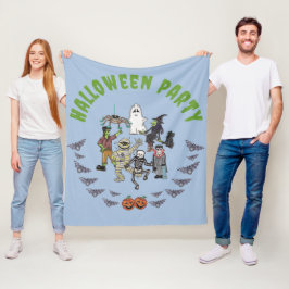 Spooky Halloween fest Fleecefilt