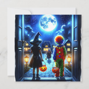 Spooky Halloween fest Inbjudningar