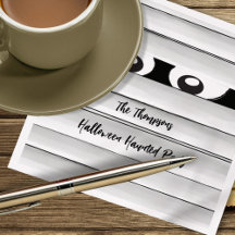 Spooky Halloween fest Mummy Anpassningsbar